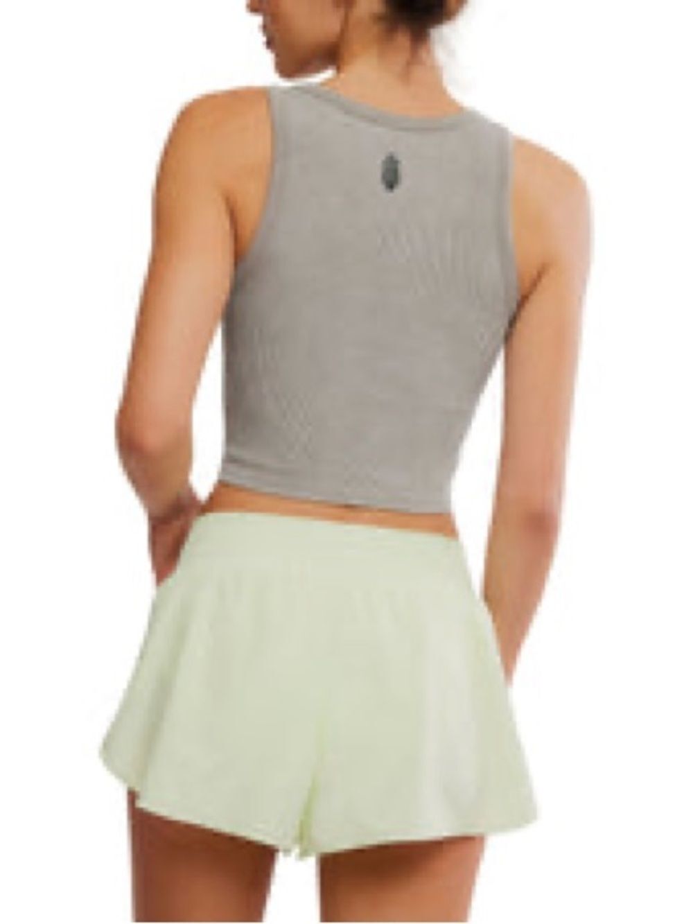 Free People Women's Light Lime Athletic Shorts Large - Picture 3 of 9